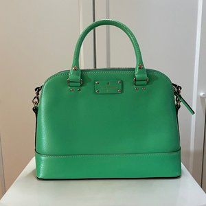 Kate Spade Leather Top Handle Bag, Green